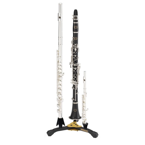 Hercules DS543BB Flute, Piccolo and Clarinet Stand with Bag