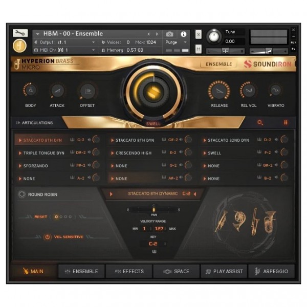 SoundIron Hyperion Brass Micro