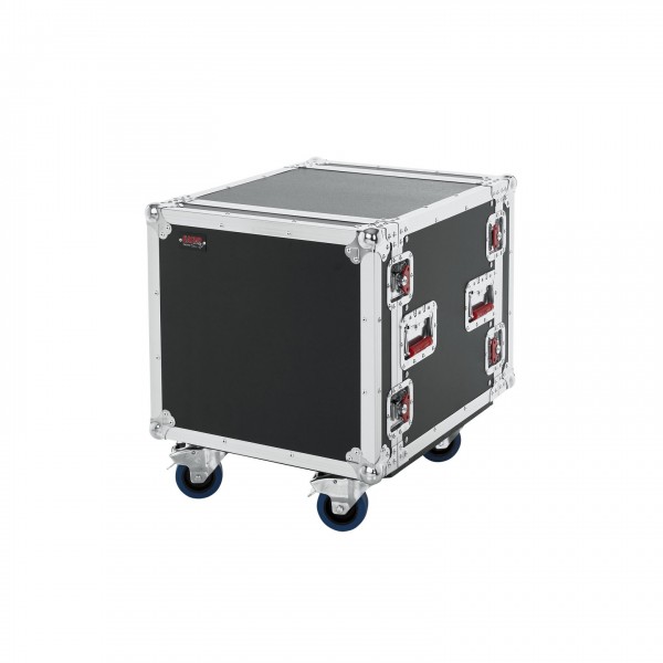 Gator G-TOUR 10U CAST Standard Audio Road Rack Case with Casters