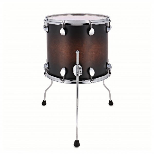 Premier Elite 14" x 14" Floor Tom, Walnut Satin Burst