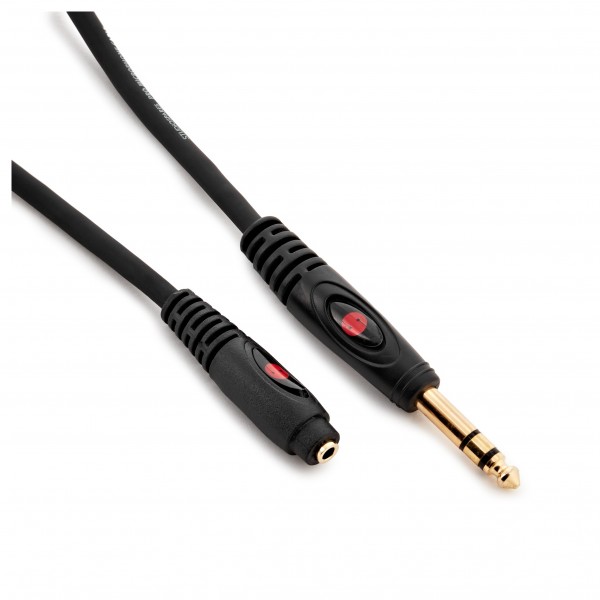 Studiospares 3.5mm TRS (F) - 6.35mm TRS (M) Headphone Extension Cable , 5m
