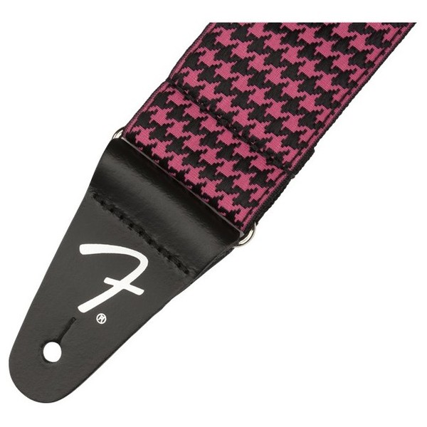 Fender Houndstooth 2" Strap, Pink
