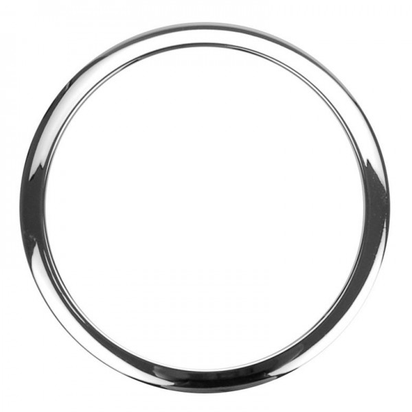 Bass Drum O's Sound Hole Ring Chrome 5"