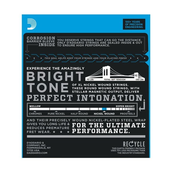 D'Addario ESXL120 Ball End Electric Strings, Super Light 9-42