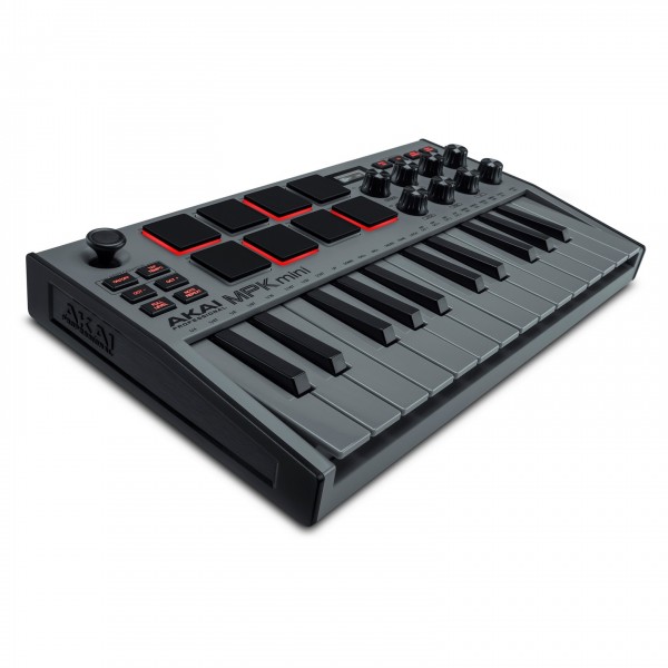 Akai Professional MPK Mini MK3 Laptop Production Keyboard, Grey