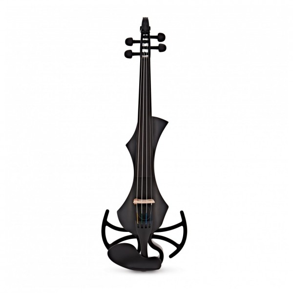 GEWA Novita 3.0 Electric Violin with adapter Bundle, Black