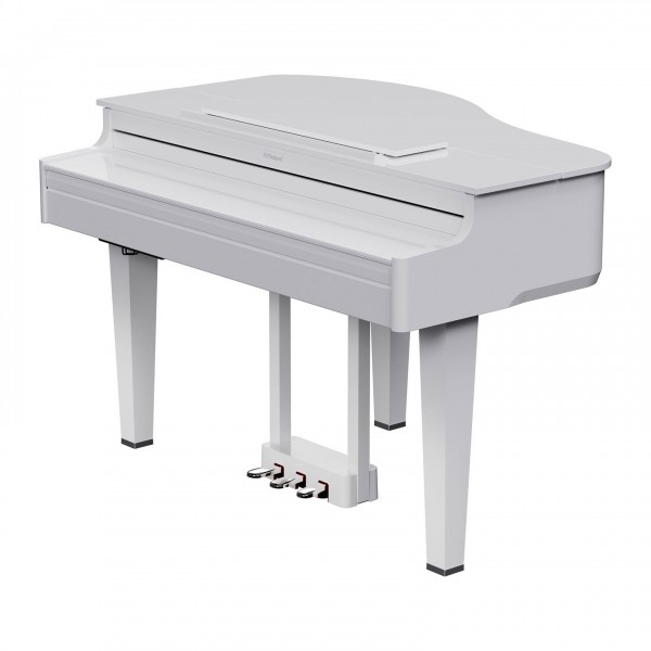 Roland GP-6 Digital Grand Piano, Polished White