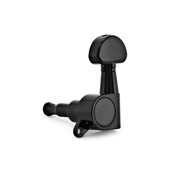 Guitarworks Tuning Machines, 3-A-Side Kidney Keys, Black