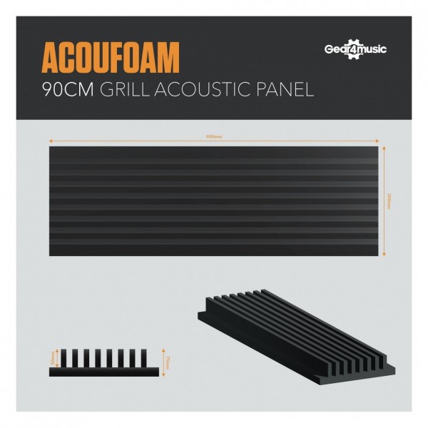 AcouFoam Wall Pack 120x90 by Gear4music