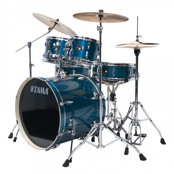 Tama Imperialstar 22" 6pc Drum Kit w/Cymbals, Hairline Blue