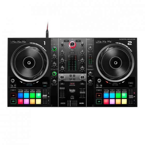 Hercules DJ Control Inpulse 500 Bundle with UDG Case