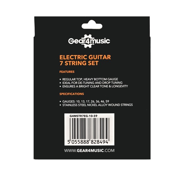 Electric Guitar 7 Strings Set by Gear4music