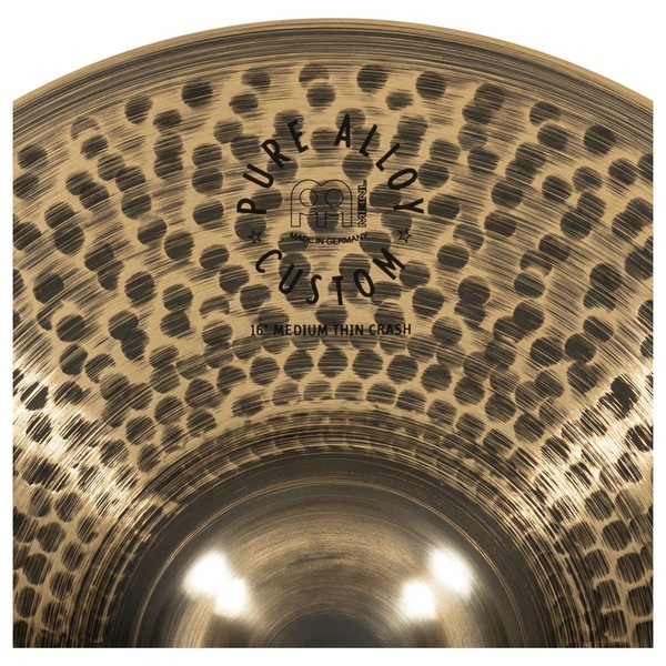 Meinl Pure Alloy Custom 16" Medium Thin Crash