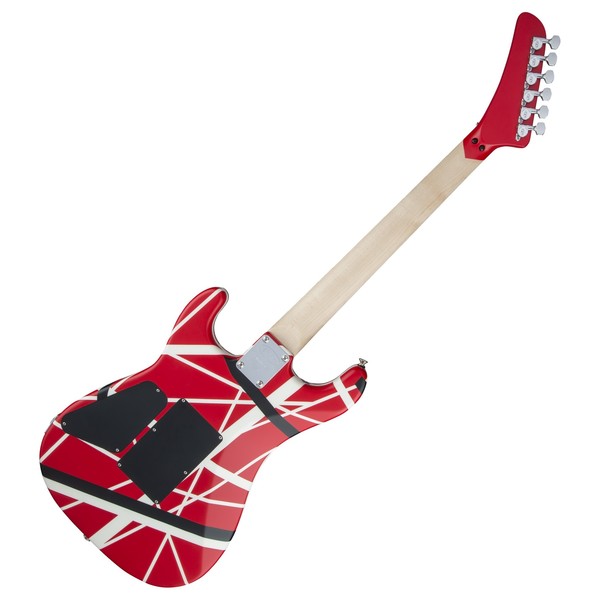 EVH Striped Series 5150, Red Black w/ White Stripes