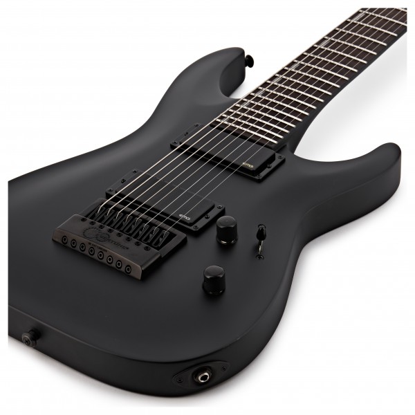 ESP LTD H-1008 Baritone Evertune, Black Satin