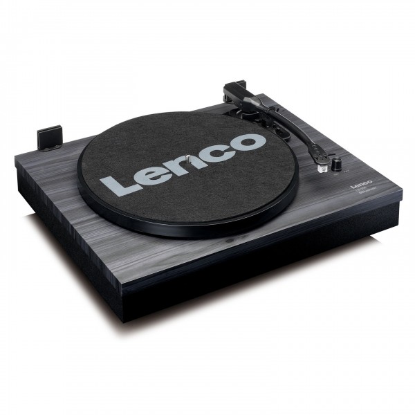 Lenco LS-300 Turntable with Speakers Bundle, Black - Nearly New