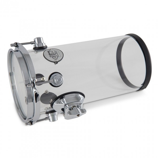 DW Design 6" x 12" Rata Tom, Acrylic Clear