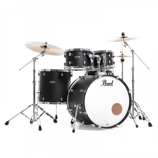 Pearl Decade Maple Pro Drum Kit w/Sabian XSRs, Slate Black