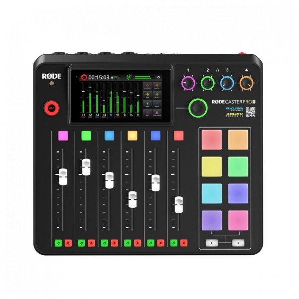 Rode RodeCaster Pro II Four-Person Podcasting Bundle