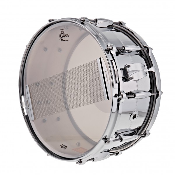 Gretsch G4000 Series Snare Drum 14 x 6.5 Chrome Over Brass Shell