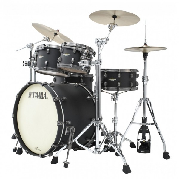Tama Starclassic Maple 22" 4pc Shell Pack, Flat Black