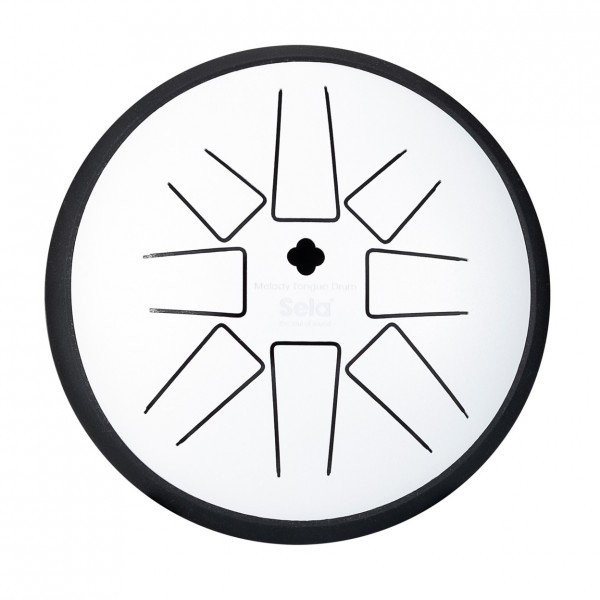 Sela Melody Tongue Drum 6�� G Minor, White