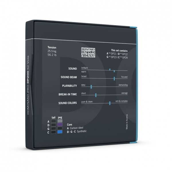 Thomastik Dominant Pro Viola String Set, 4/4