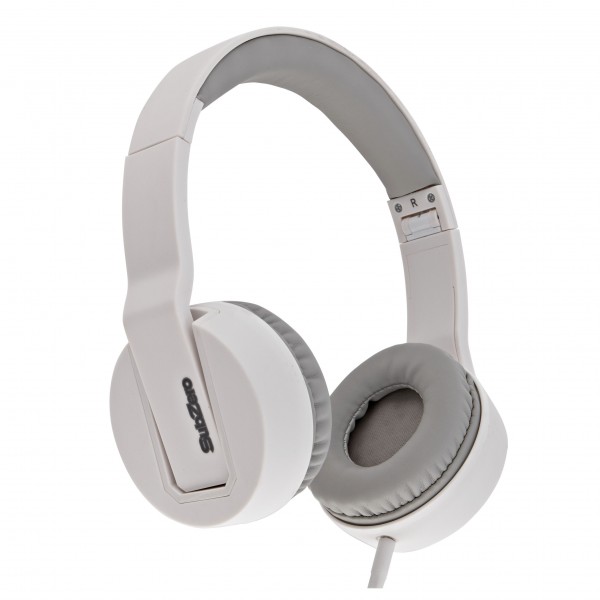 SubZero SZ-H100 Stereo Headphones, White
