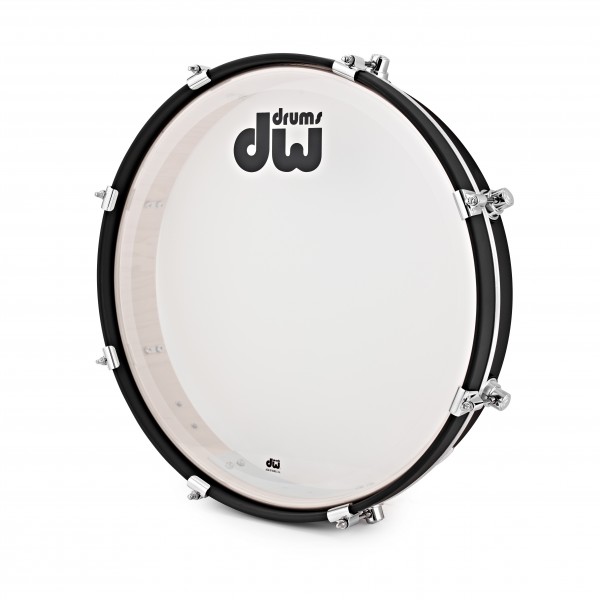 DW Design Series, 20" x 2.5" Pancake Gong Drum, Flat Black