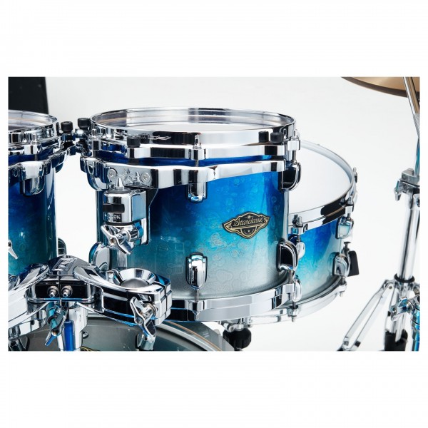 Tama Starclassic Walnut/Birch 4pc Shell Pack, Molten Blue Ice Fade