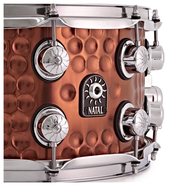 Natal Cafe Racer 13" x 7" Steel Hand Hammered Snare