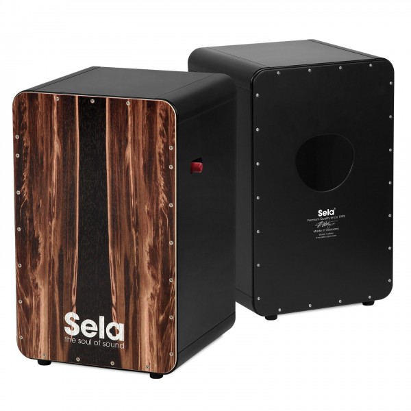 Sela CaSela Black Pro Cajon, Dark Nut