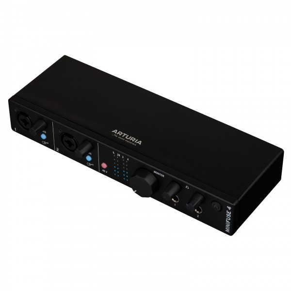 Arturia MiniFuse 4 USB Audio Interface, Black