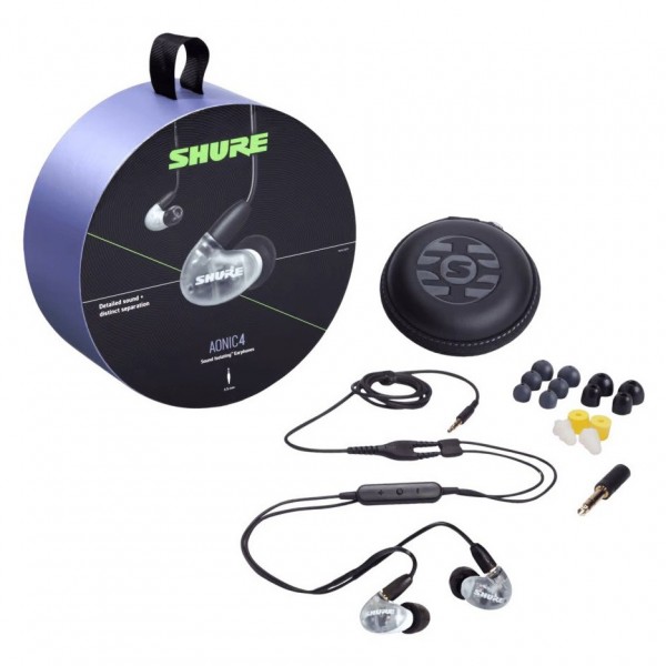 Shure AONIC 4 Sound Isolating Earphones, White