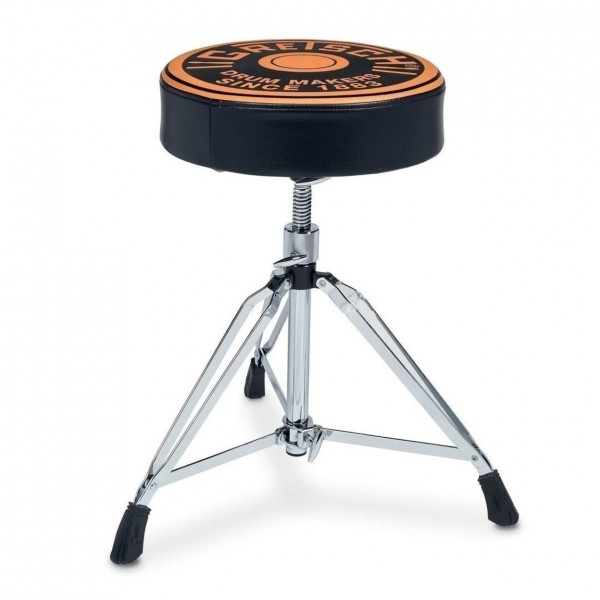 Gretsch Pro Drum Throne & 12" Orange Practice Pad Bundle