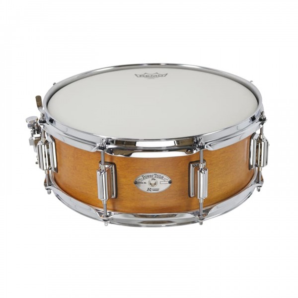 Rogers Tower 14 x 5" Snare Drum, Satin Fruitwood Stain