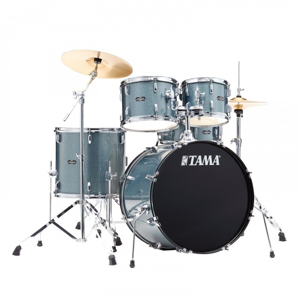 Tama Stagestar 22" 5pc Drum Kit w/Zildjian Cymbals, Blue Mist