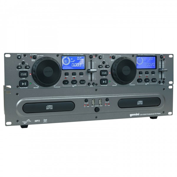 Gemini CDX-2250i Rackmount Dual CD Player With USB