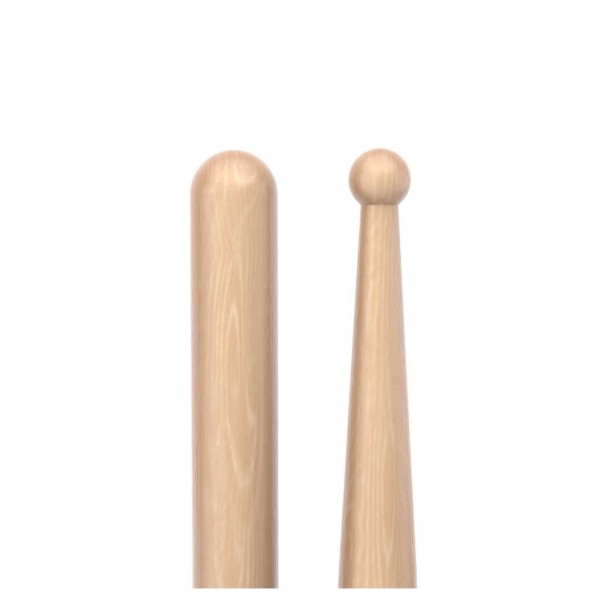 Promark Finesse 5B Long Maple Drumsticks, Small Round Wood Tip