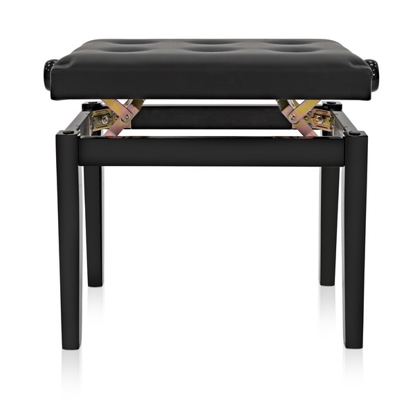 Deluxe Piano Stool by Gear4music, Gloss Black