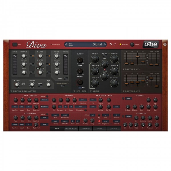 u-he Diva Virtual Analog Synthesizer