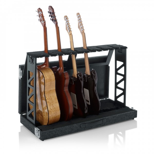 Gator GTRSTD6 Compact 6-Way Folding Guitar Rack Stand