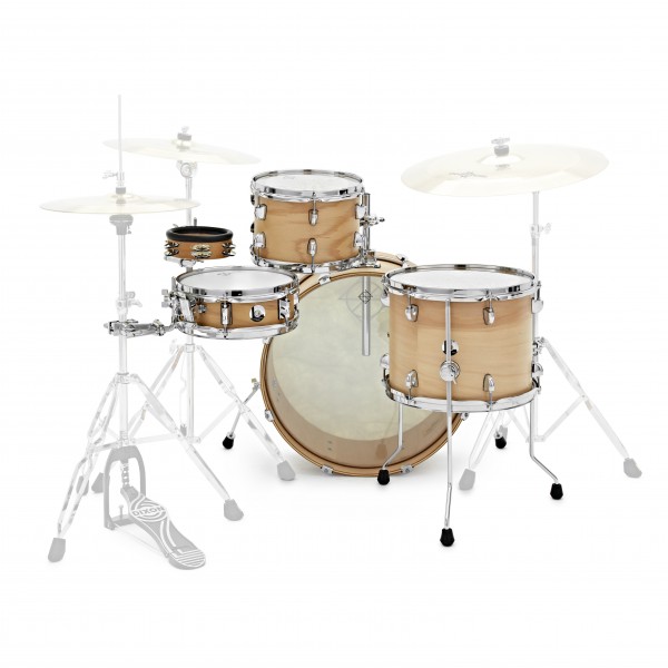 Dixon Drums 'Little Roomer' 5pc Shell Pack w/Bags, Satin Natural