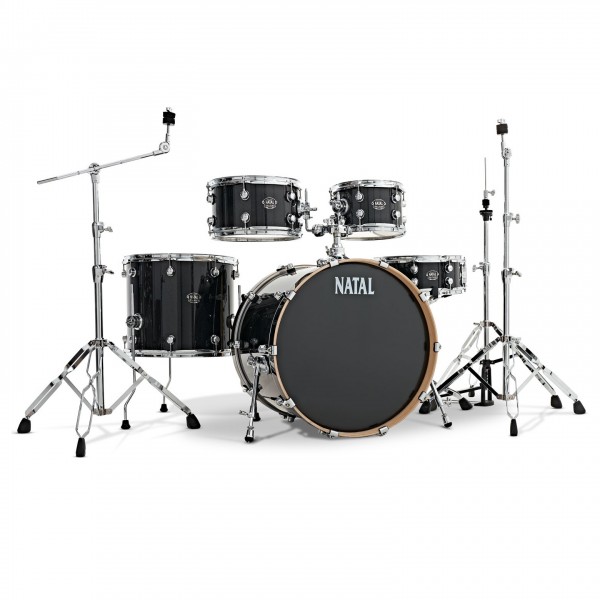 Natal Arcadia UFX 22" Am. Fusion 5pc Drum Kit, Black Sparkle