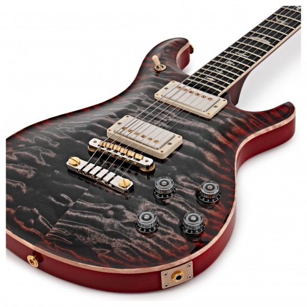 PRS McCarty 594 10 Top, Quilt Charcoal Cherry Burst #0324113
