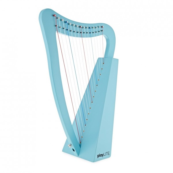 playLITE 15 String Harp by Gear4music, Blue