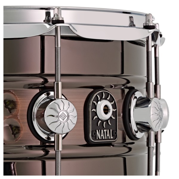 Natal Cafe Racer 13" x 7" Steel Beaded Hand Hammered Snare