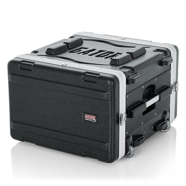 Gator GRR-6L Lockable Moulded Rolling Rack Case, 6U
