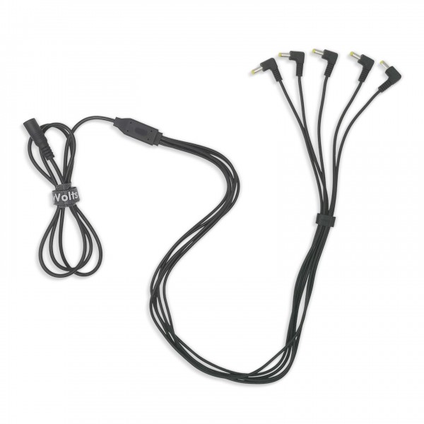 MyVolts 5-Way Power Splitter Cable for Korg Volca, Black
