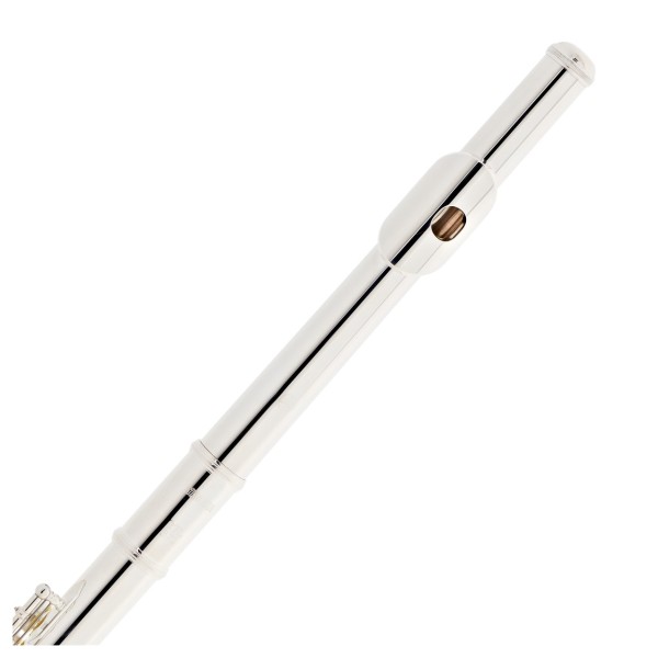 Yamaha YFL372 Student Model Flute, Silver Head, Open Hole